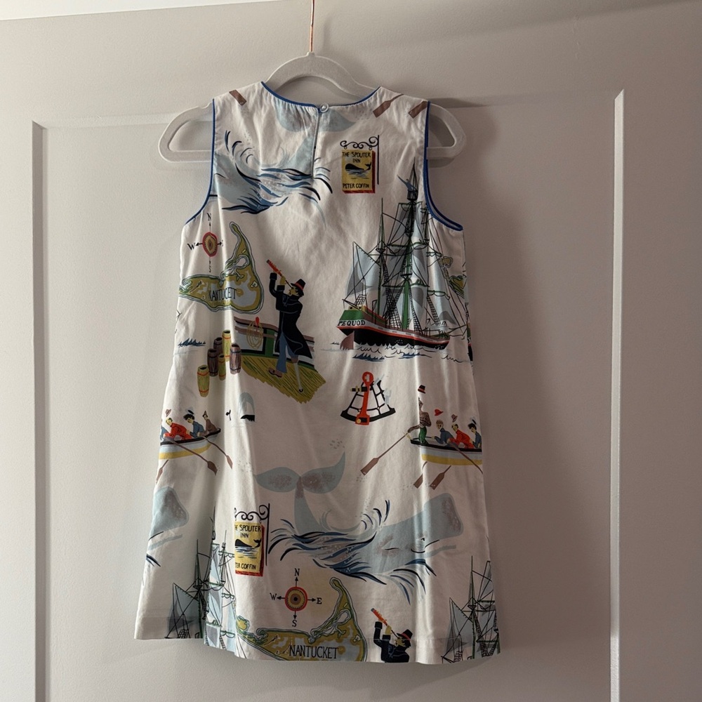 Nautical Themed Kids Dress - Picture 2 of 3
